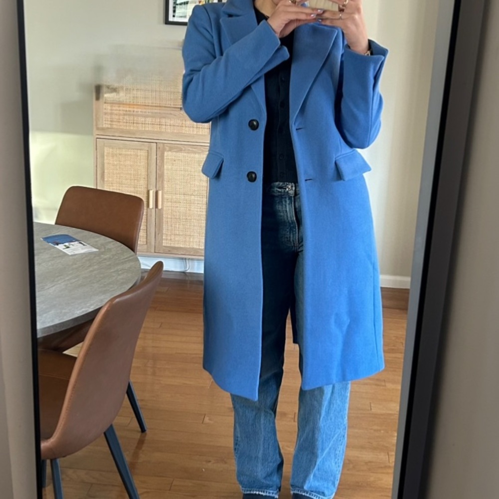 MICHAEL Michael Kors Blue Trench Coat